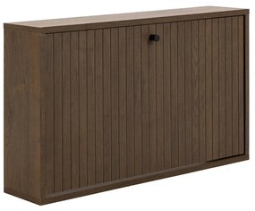 Schoenenkast Hangend Donker Hout - 71.6x17x43cm.