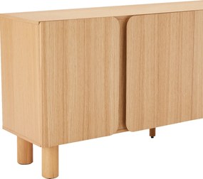 Eiken Dressoir Modern - 180x40x75cm.
