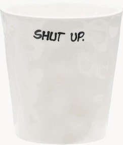 Koffiekopje Shut Up van keramiek
