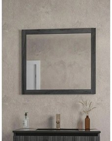 Saniclass Holz Spiegel - 80x70cm - zwartbruin SW773969