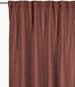 Linnen ondoorzichtige multibandgordijnen Julie, 2-delig, B 145 cm