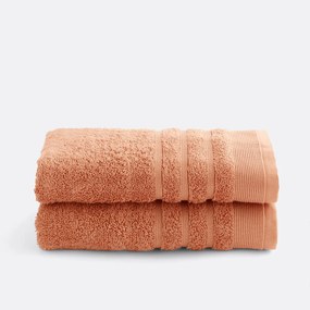 Set van 2 handdoeken in badstof 600 g/m2, Zavara