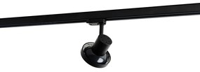Moderne railSpot / Opbouwspot / Plafondspot zwart voor 3-fase rail GU10 111mm - 3-Phase Jeany Modern GU10 Binnenverlichting Lamp