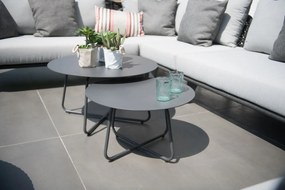 4 Seasons Outdoor Belize Loungeset links met Dali salontafels SALE  Loungeset    antraciet weerbestendig