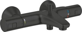 Grohe Quickfix Precision Start thermostatische badkraan met handdouche matte black