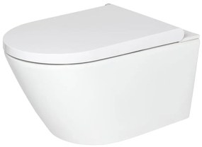 Rapowash douche wc basic wit randloos toilet met bidetsproeier