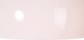 Smart booglamp chroom met witte kap incl. Wifi A60  - Arc Basic