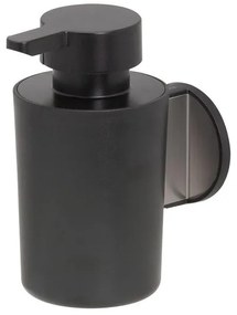 Tiger Tune Zeepdispenser - 180ml - wandmodel - zelfklevend - zwart/geborsteld RVS 1326030946