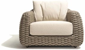 4 Seasons Outdoor Maxime loungestoel terre  Loungestoel    bruin weerbestendig