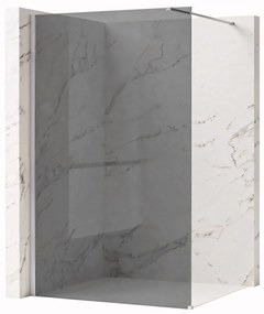 Walk-in douchewand Rea Flexi Grey / Chrome 130