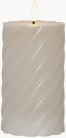 Set van 2 LED-blokkaarsen Flamme Swirl Votive met timerfunctie