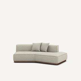 Rechte halve bank in tweed, JACOPO