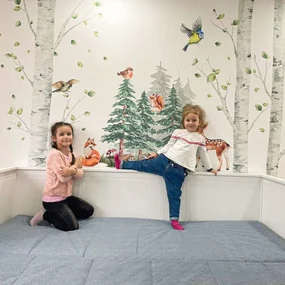 INSPIO Berken met vogels - muurstickers