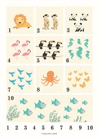 Ilustratie Numbers Animals, Erik Wintzell