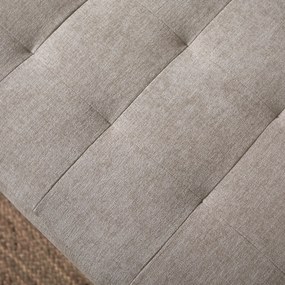 PEPP Interiors Oreo Beige Bank Hoge Poot Chaiselongue Rechts