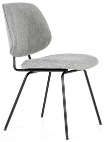 Eleonora Lynn Grijze Eetkamerstoel Modern