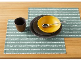 Set van 2 placemats in gecoat katoen Irun