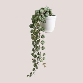 Decoratieve Kunsthangplant Hartketting Donkergroen - Sklum