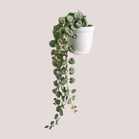 Decoratieve Kunsthangplant Hartketting Donkergroen - Sklum