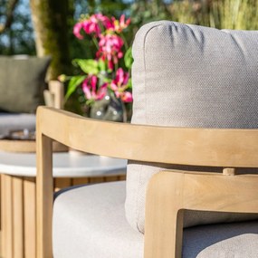 Garden Impressions Sirocco loungeset 3-delig links - acacia - grey sand