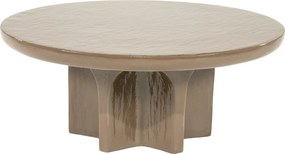 Ronde Glanzende Salontafel - 80 X 80cm.