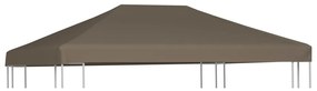 vidaXL Prieeldak 310 g/m² 3x3 m taupe