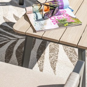Garden Impressions Milou loungeset 4-delig - donker grijs