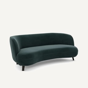 Bank in fluweel, Rosebury design E. Gallina