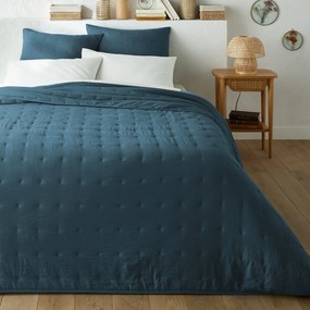 Gematelasseerde beddensprei in gewassen microvezel, Loja