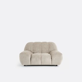 XL fauteuil, dik fluweel, Nuria