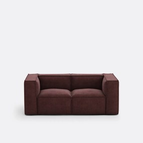 Moduleerbare bank, 2-zit, getextureerde stof, Seven