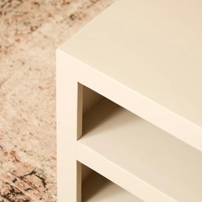 Starfurn Brussel Vierkante Salontafel Beige Hout - 80 X 80cm.