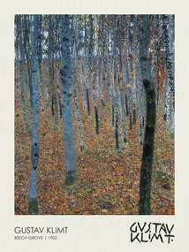 Kunstreproductie Beech Grove (1902), Gustav Klimt