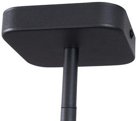 Moderne plafondSpot / Opbouwspot / Plafondspot zwart rond GU10 35mm draai- en kantelbaar - Kate Modern GU10 vierkant Binnenverlichting Lamp