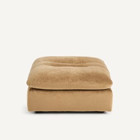 Modulaire voetensteun in linnen fluweel, GIULIANO