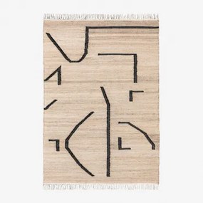 Vloerkleed Van Jute En Katoen 235x160 Cm Mireyla Yute - Sklum