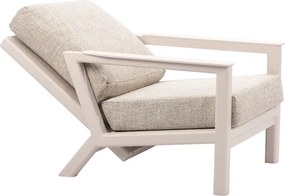 Taste by 4 Seasons Xara verstelbare loungestoel Linen Loungestoel   beige weerbestendig