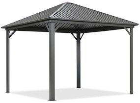 Metalen tuinhuis Sardinia 3x3 Tuinpunt antraciet