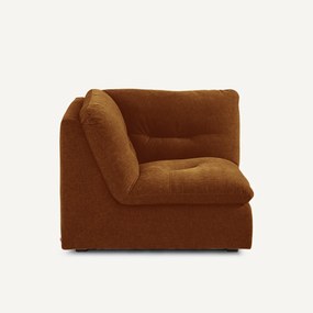 Modulaire 90° hoek in chenille fluweel, GIULIANO