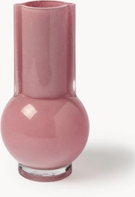 Design vaas Flamingo van glas, H 25 cm
