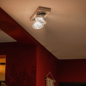 Moderne spot wit draai- en kantelbaar - Ga 2