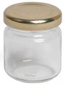 Inmaakpot glad met deksel, mini, 50 ml