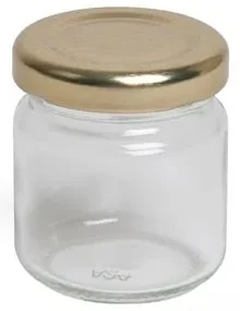 Inmaakpot glad met deksel, mini, 50 ml