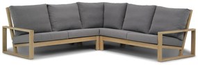 Hoek loungeset 4 personen Teak Grijs Lifestyle Garden Furniture Pure Island