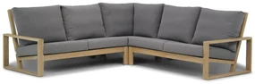 Hoek loungeset 4 personen Teak Grijs Lifestyle Garden Furniture Pure Island