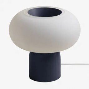 Led Tafellamp Van Kristal En Staal Deruent Blauw – Ultramarijn - Sklum