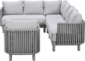 Garden Impressions Andong loungeset hoek 7-delig - taupe
