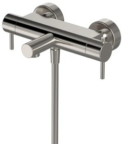 Hotbath Buddy Badmengkraan - thermostatisch - met uitloop - geborsteld nikkel B022GN