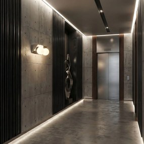 WANDLAMP APP1228-2W Chroom