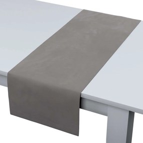 Dekoria Rechthoekige tafelloper collectie Velvet licht grijs 40 x 130 cm